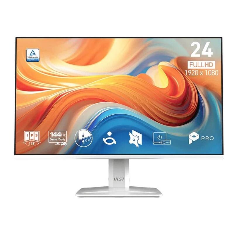 Монитор MSI 24" PRO MP243W E14 IPS White 144Hz