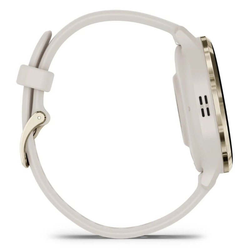 Смарт-часы Garmin Venu 3s Soft Gold Stainless Steel Bezel with Ivory Case and Silicone Band (010-02785-04)