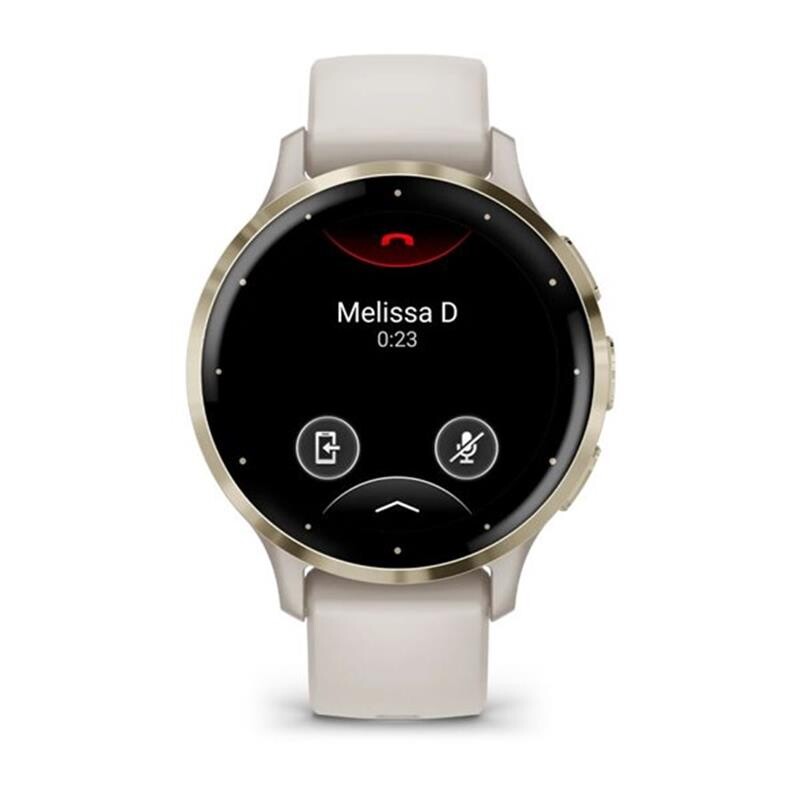 Смарт-часы Garmin Venu 3s Soft Gold Stainless Steel Bezel with Ivory Case and Silicone Band (010-02785-04)