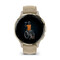 Фото - Смарт-часы Garmin Venu 3S Soft Gold Stainless Steel Bezel with French Gray Case and Leather Band (010-02785-55) | click.ua