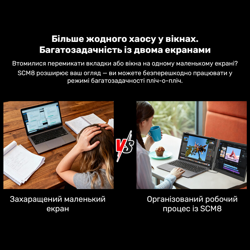 Монітор портативний Blackview 15.3" SCM8 Single Screen (BVSCM8) IPS Grey