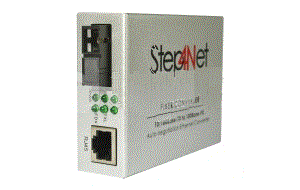 Медиаконвертер Step4Net 10/100 Мб, 20км (MC-D-0,1-1SM-1550nm-20)