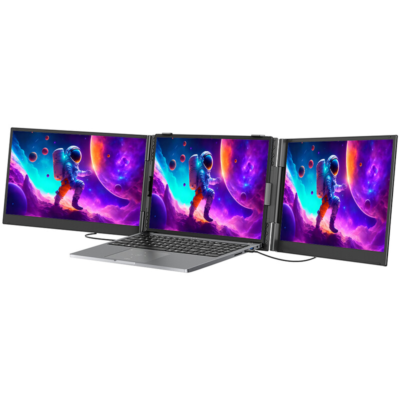 Монитор портативный Blackview 15.3" DCM8 Dual Screen (BVDCM8) IPS Grey