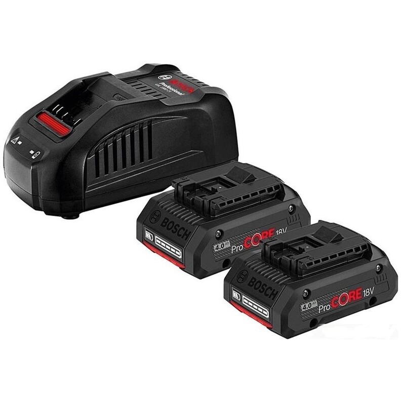 Набор аккумулятор и зарядное устройство Bosch Professional ProCore 18В 2х18В 4Аh (1.600.A01.6GF)