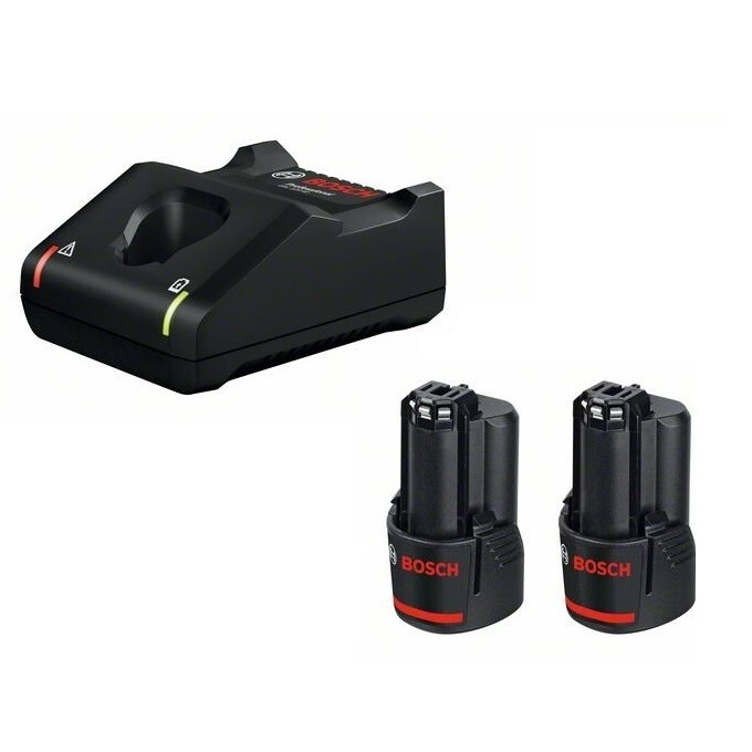 Набор аккумулятор и зарядное устройство Bosch Professional GBA 2х12В 2Аh + GAL 12В-40 (1.600.A01.9R8)