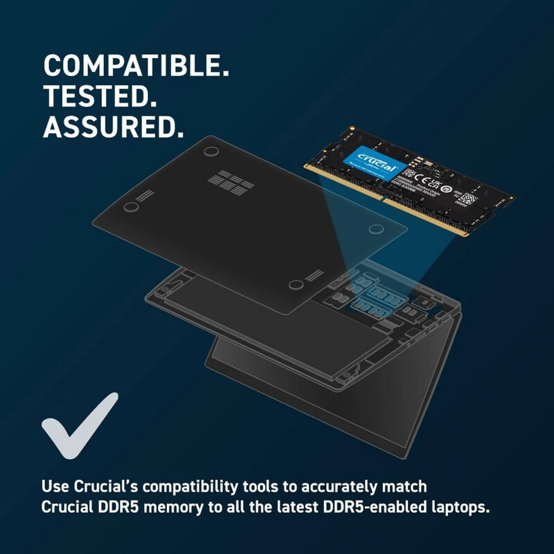 Модуль памяти SO-DIMM 48GB/5600 DDR5 Crucial (CT48G56C46S5)