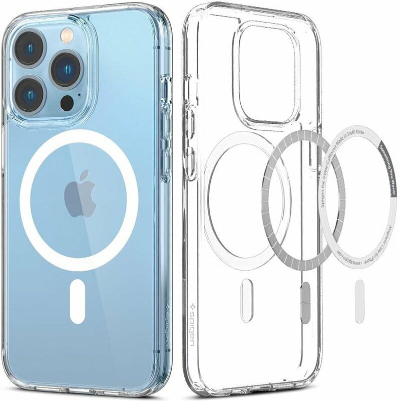 Чeхол-накладка Spigen Ultra Hybrid Mag Safe для Apple iPhone 13 Pro White (ACS03267)