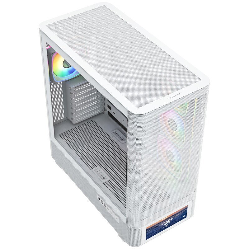 Корпус ModeCom Volcano AQ500 ARGB White (MC-A-AQ500-4FA-W)