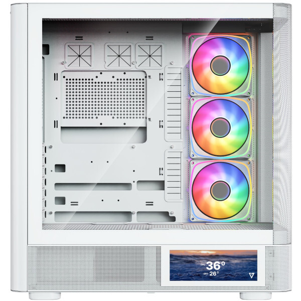 Корпус ModeCom Volcano AQ400 ARGB White (MC-A-AQ400-4FA-W)