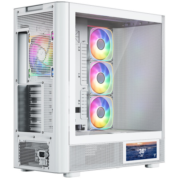 Корпус ModeCom Volcano AQ400 ARGB White (MC-A-AQ400-4FA-W)