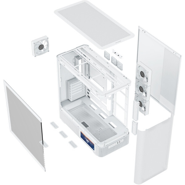 Корпус ModeCom Volcano AQ400 ARGB White (MC-A-AQ400-4FA-W)
