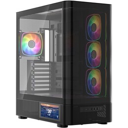 Корпус ModeCom Volcano AQ400 ARGB Black (MC-A-AQ400-4FA-B)