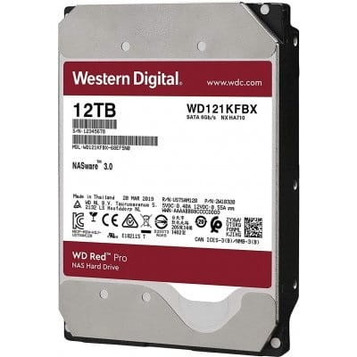Накопичувач HDD SATA 12.0TB WD Red Pro NAS 7200rpm 256MB (WD121KFBX)