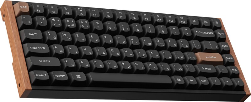 Клавіатура бездротова Keychron K2 HE Magnetic Switch Black RGB (K2H-F1-UA)