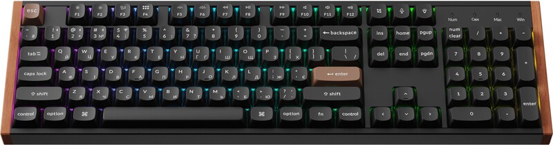 Клавіатура бездротова Keychron K10 HE Magnetic Switch Black RGB (K10H-F1-UA)