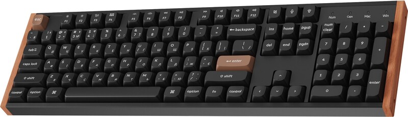 Клавіатура бездротова Keychron K10 HE Magnetic Switch Black RGB (K10H-F1-UA)