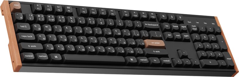 Клавіатура бездротова Keychron K10 HE Magnetic Switch Black RGB (K10H-F1-UA)