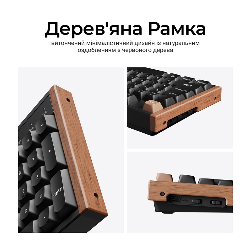 Клавіатура бездротова Keychron K10 HE Magnetic Switch Black RGB (K10H-F1-UA)
