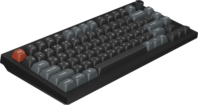 Клавіатура бездротова Keychron V1 Ultra Keychron Red Switch Black RGB (V1U-D1-UA)