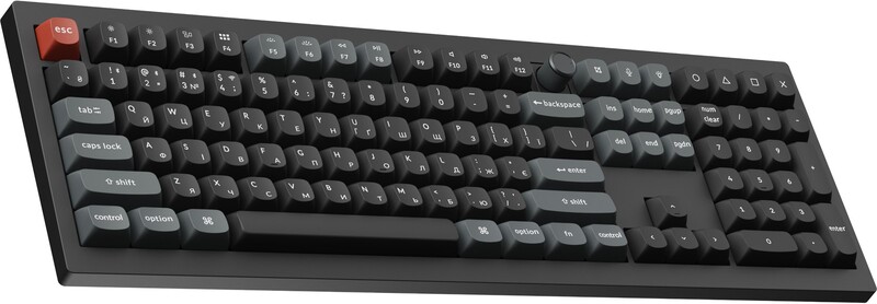 Клавіатура бездротова Keychron V6 Ultra Keychron Red Switch Black RGB (V6U-D1-UA)