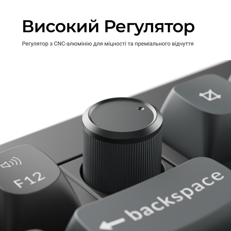 Клавіатура бездротова Keychron V6 Ultra Keychron Red Switch Black RGB (V6U-D1-UA)