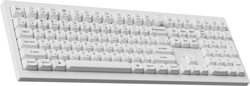 Клавіатура бездротова Keychron V6 Ultra Keychron Red Switch White RGB (V6U-F1-UA)