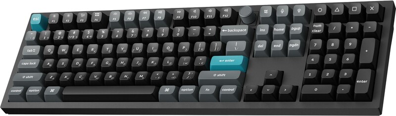 Клавіатура бездротова Keychron Q6 Ultra Keychron Red Switch Black RGB (Q6U-M1-UA)