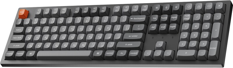 Клавіатура бездротова Keychron K10 Max Keychron Super Banana Switch Black RGB (K10M-H4-UA)