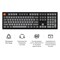 Фото - Клавіатура бездротова Keychron K10 Max Keychron Super Banana Switch Black RGB (K10M-H4-UA) | click.ua