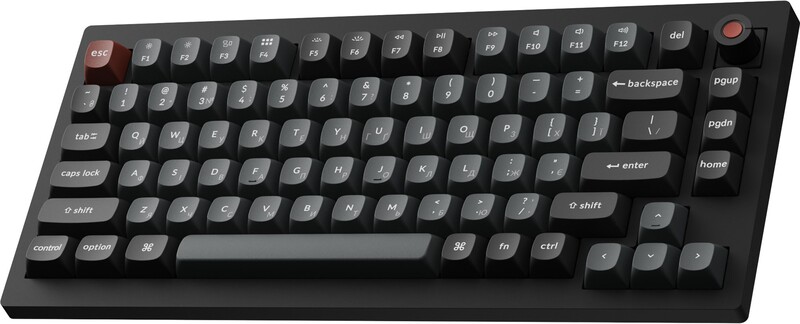 Клавіатура Keychron V1 8K Keychron Super Red Switch Black RGB (V1W-D1-UA)