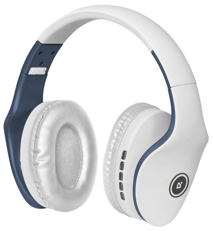Bluetooth-гарнітура Defender FreeMotion B525 White/Blue (63526)