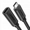 Фото - Кабель-удлинитель Ugreen US353 USB-C - USB-C (AM-AF), 1 м, Black (10387) | click.ua