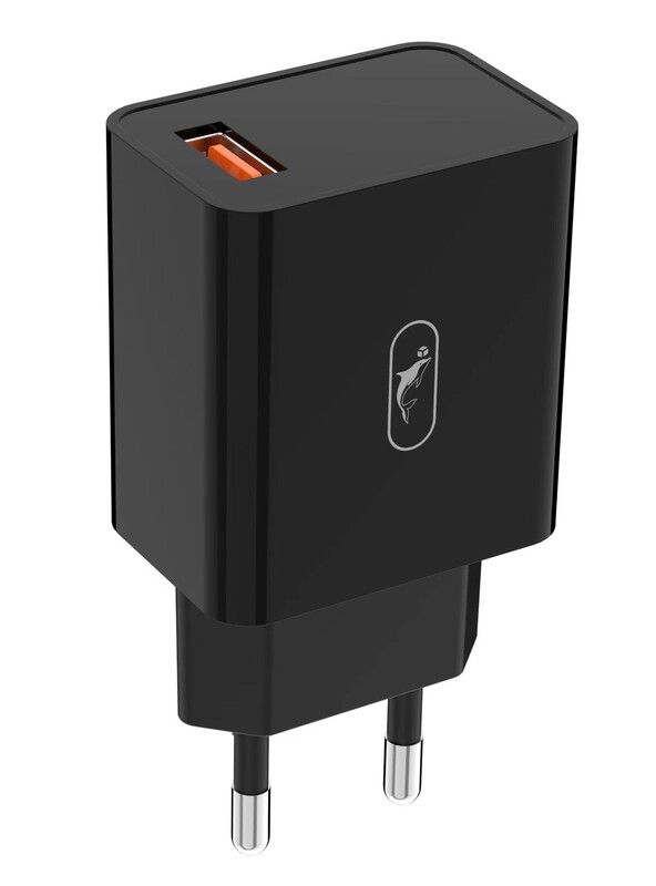 Зарядний пристрій SkyDolphin SC31 (1USB, 3.5A) Black (MZP-000184)_бн