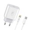 Фото - Зарядний пристрій SkyDolphin SC18EL PD2.0 (1USB-С, 3A) White (MZP-000156) + кабель Lightning_бн | click.ua
