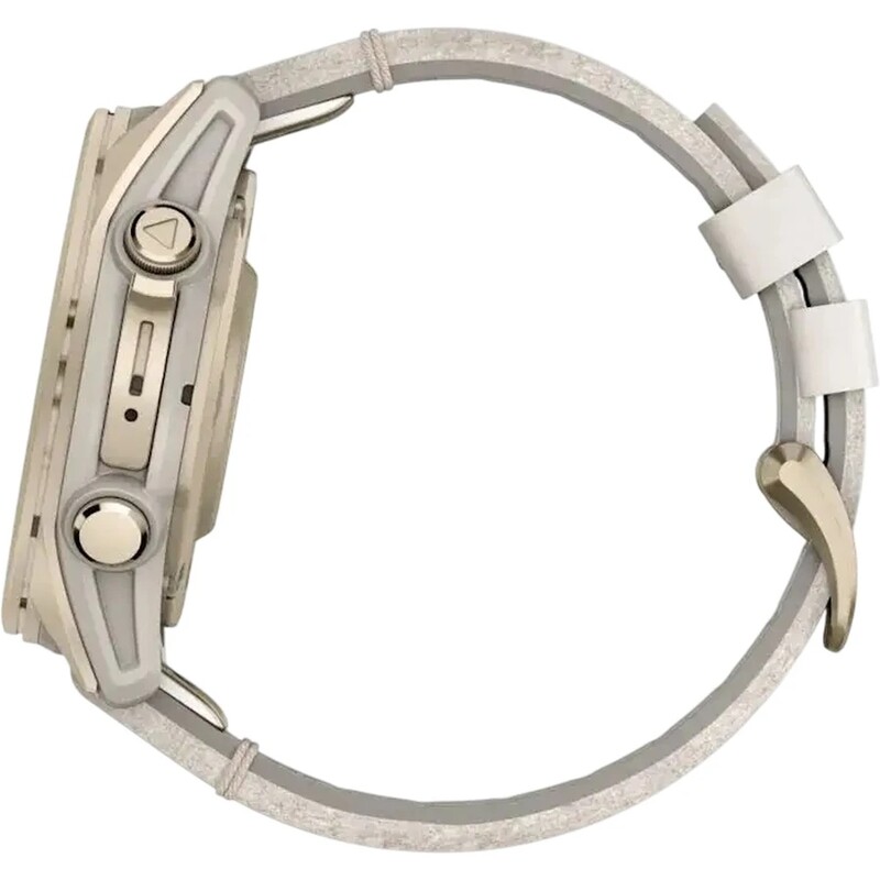 Смарт-годинник Garmin Fenix 8 43mm AMOLED Sapphire Soft Gold with Limestone Leather Band (010-02903-40)
