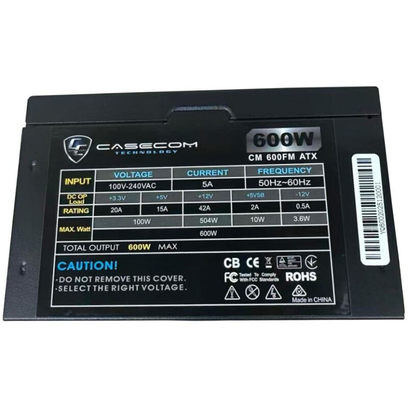 Блок живлення CaseCom CM 600FM ATX 600W