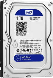Накопичувач HDD SATA 1.0TB WD Blue 5400rpm 64MB (WD10EZRZ)