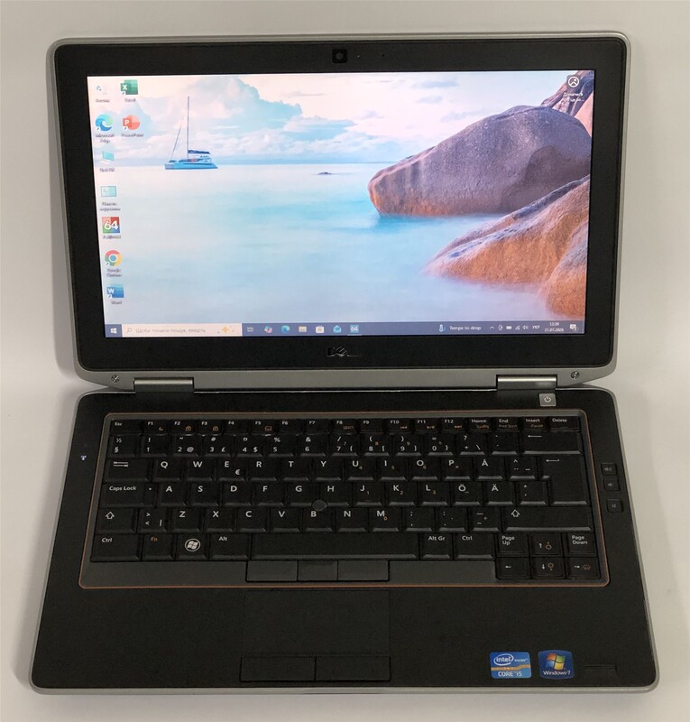 Ноутбук Dell Latitude E6320 / 13.3" (1366x768) / i5-2520M / 8GB / 320GB HDD / 3G / Win10Pro / Backlight / сканер отпечатка - Б/у