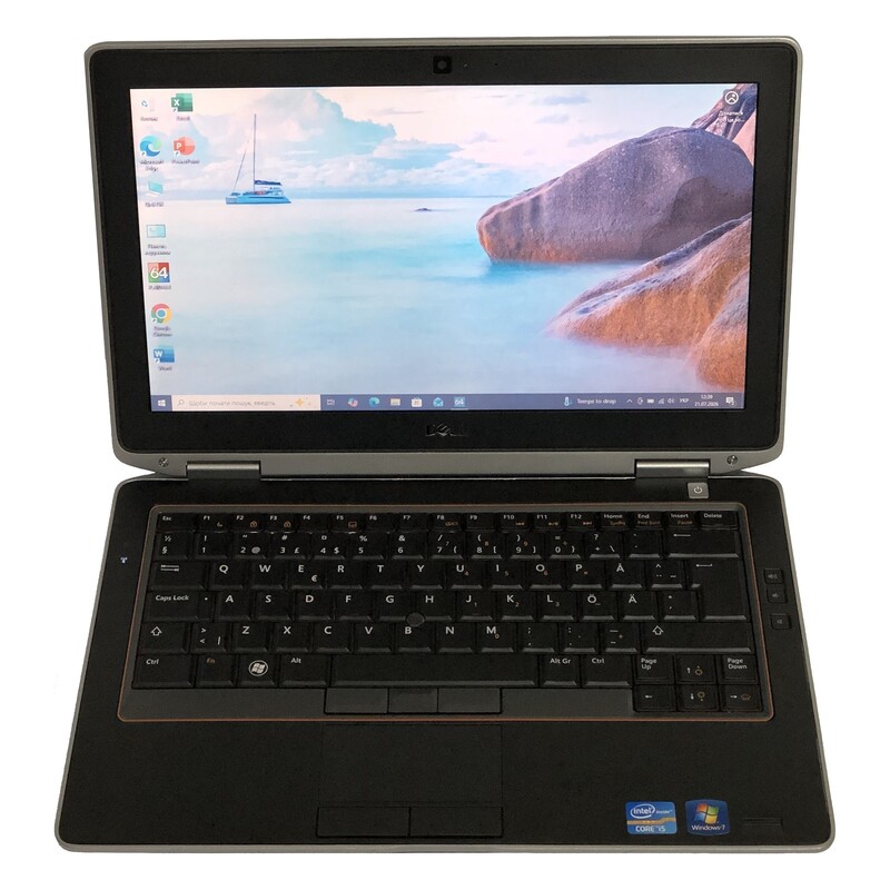 Ноутбук Dell Latitude E6320 / 13.3" (1366x768) / i5-2520M / 8GB / 320GB HDD / 3G / Win10Pro / Backlight / сканер отпечатка - Б/у