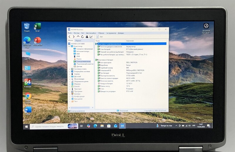 Ноутбук Dell Latitude E6320 / 13.3" (1366x768) / i5-2520M / 8GB / 320GB HDD / Win10Pro / Backlight - Б/у
