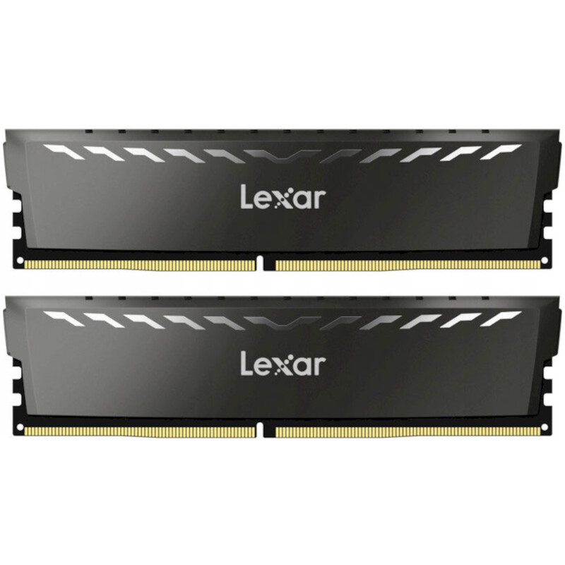 Модуль пам`ятi DDR4 2x8GB/3200 Lexar THOR Gaming Black (LD4BU008G-R3200GDXG)