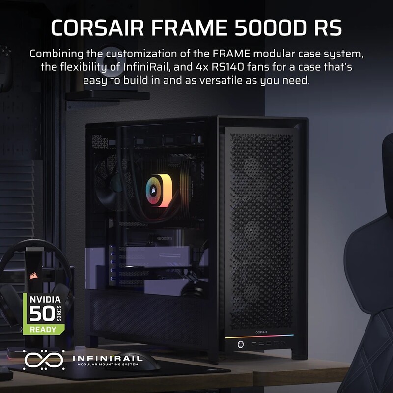 Корпус Corsair Frame 5000D RS Black (CC-9011307-WW)