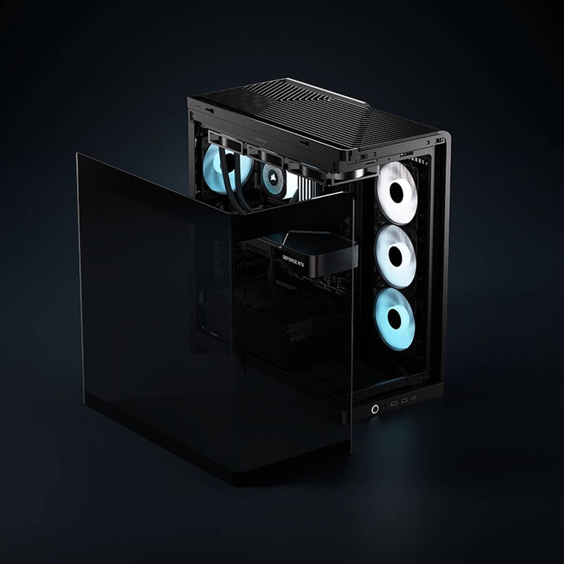 Корпус Corsair Frame 4500X RS-R ARGB Panoramic Glass Black (CC-9011314-WW)