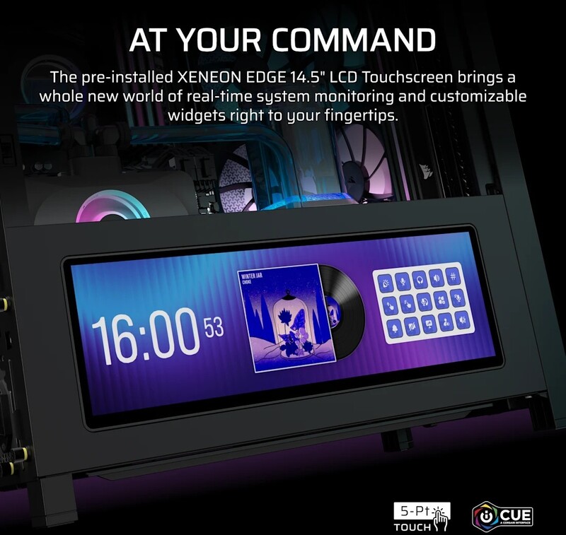 Корпус Corsair Frame 4000D LCD RS ARGB Black (CC-9011326-WW)