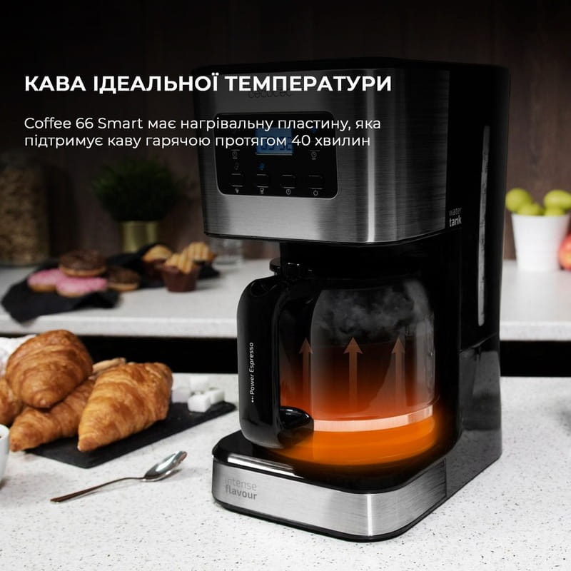 Кофеварка капельная Cecotec Coffee 66 Smart CCTC-01555 (8435484015554)