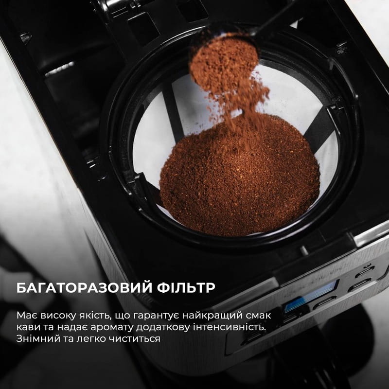 Кофеварка капельная Cecotec Coffee 66 Smart CCTC-01555 (8435484015554)