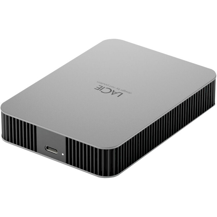 Зовнішній жорсткий диск 2.5" USB 5.0TB LaCie Mobile Grey (STLR4000400)