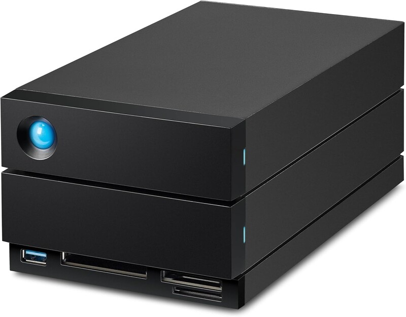 Зовнішній жорсткий диск 3.5" USB 48TB LaCie 2big Dock Black (STLG48000400)