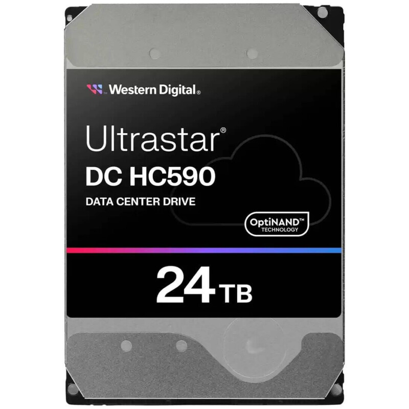 Накопичувач HDD 3.5" SATA 24TB WD Ultrastar DC HC590 7200rpm (WUH722624ALE6L4)