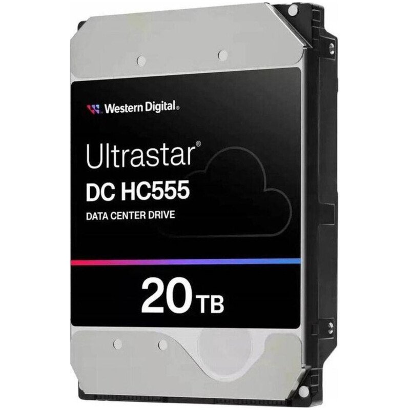 Накопичувач HDD 3.5" SATA 20TB WD Ultrastar DC HC555 7200rpm (WUH722020CLE6L4)